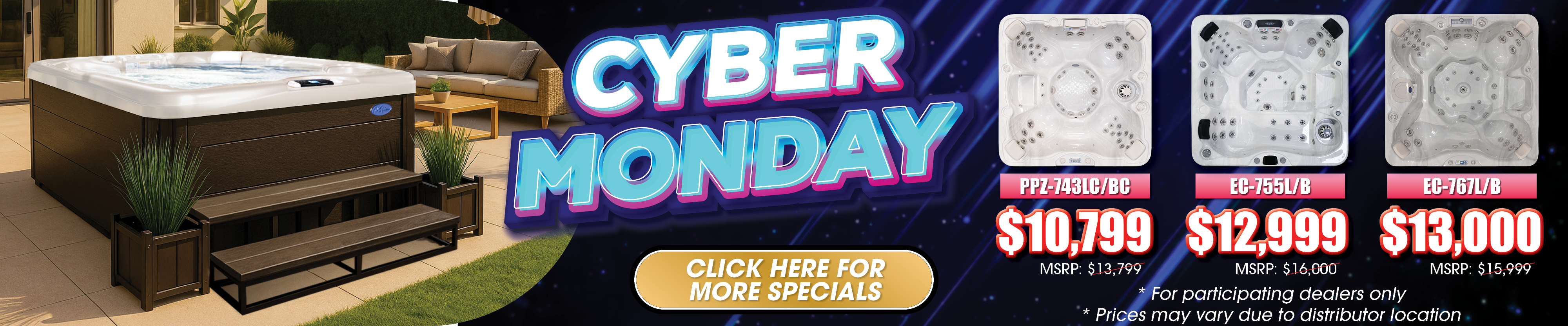 Calspas hot tub being used in a family setting - Escondido