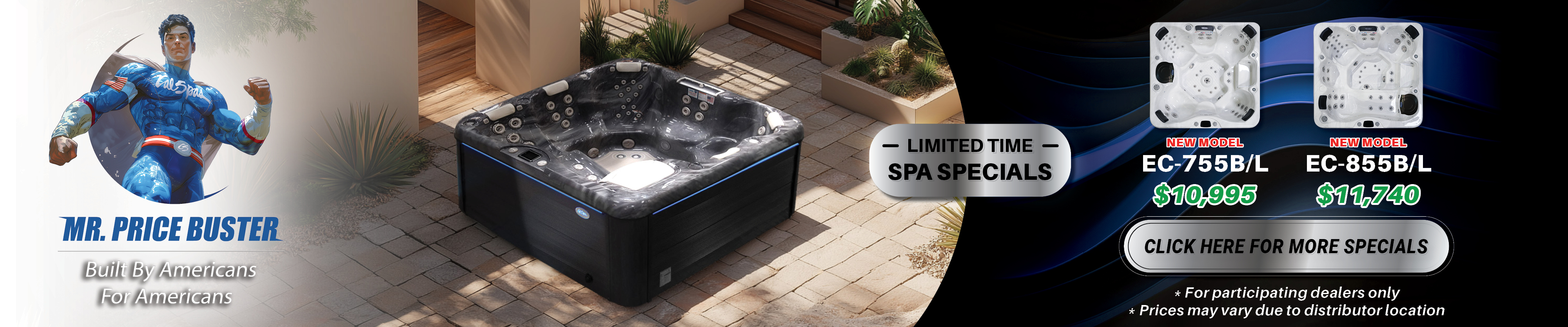 Calspas hot tub being used in a family setting - Escondido